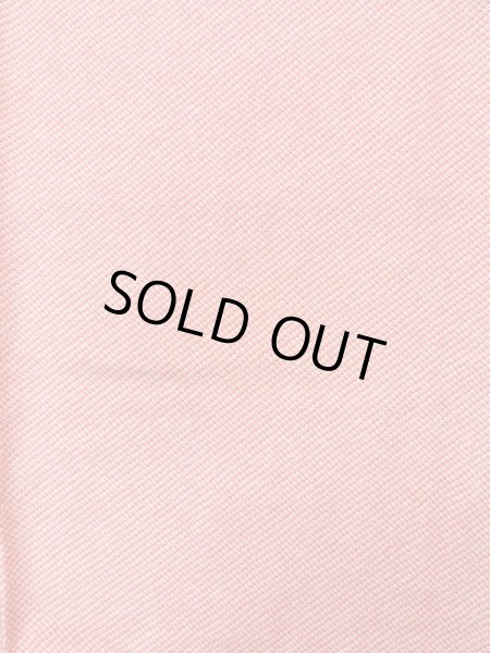 画像4: K0818O  小紋 女性用着物  シルク（正絹） 淡い  朱赤, かのこ 【中古】 【USED】 【リサイクル】 ★★★☆☆ (4)