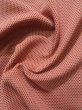 画像8: K0820A Mint  織 女性用着物  シルク（正絹） ヘザー（杢）  赤, 小さな点々 【中古】 【USED】 【リサイクル】 ★★★★☆ (8)