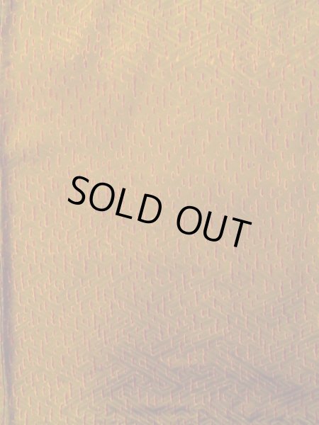 画像4: K0820L Mint  小紋 女性用着物  シルク(正絹) 淡い 薄い ブラウン(茶色), 抽象的模様 【中古】 【USED】 【リサイクル】 ★★★★☆ (4)