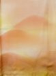 画像5: K0821C  小紋 女性用着物  シルク（正絹） 淡い  コーラル, 山 【中古】 【USED】 【リサイクル】 ★★★☆☆ (5)