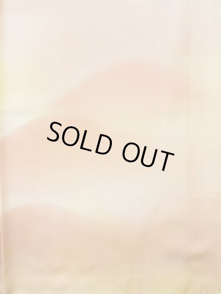 画像5: K0821C  小紋 女性用着物  シルク（正絹） 淡い  コーラル, 山 【中古】 【USED】 【リサイクル】 ★★★☆☆ (5)