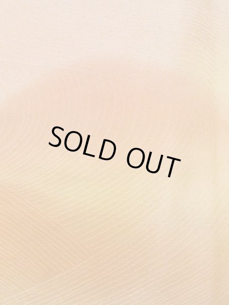 画像7: K0821C  小紋 女性用着物  シルク（正絹） 淡い  コーラル, 山 【中古】 【USED】 【リサイクル】 ★★★☆☆ (7)