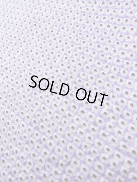 画像7: K0821D  小紋 女性用着物  シルク（正絹）   藤, かのこ 【中古】 【USED】 【リサイクル】 ★★☆☆☆ (7)