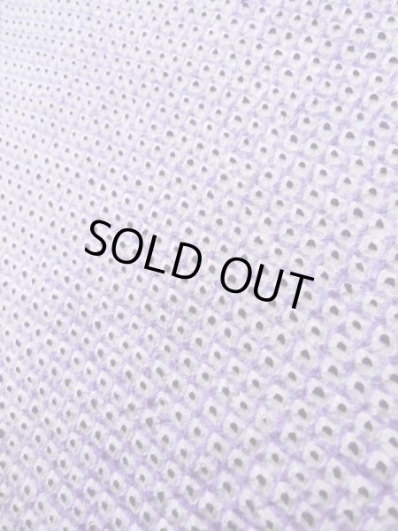 画像8: K0821D  小紋 女性用着物  シルク（正絹）   藤, かのこ 【中古】 【USED】 【リサイクル】 ★★☆☆☆ (8)