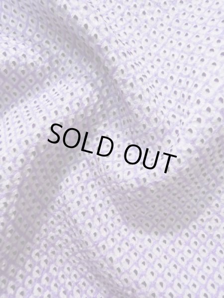 画像10: K0821D  小紋 女性用着物  シルク（正絹）   藤, かのこ 【中古】 【USED】 【リサイクル】 ★★☆☆☆ (10)