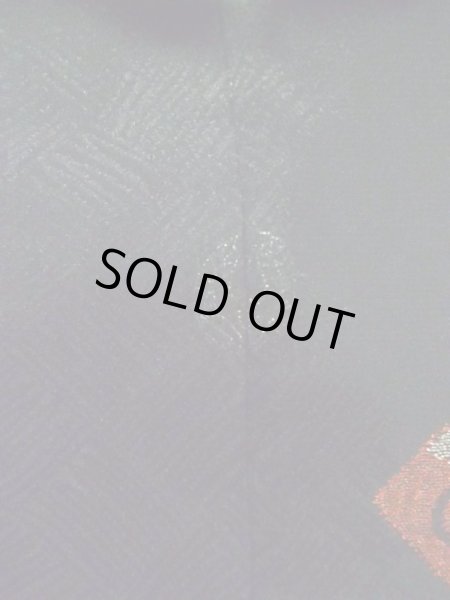 画像3: K1008J  羽織 女性用着物  シルク（正絹）   黒, 唐草 【中古】 【USED】 【リサイクル】 ★★★☆☆ (3)