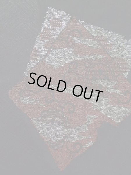 画像6: K1008J  羽織 女性用着物  シルク（正絹）   黒, 唐草 【中古】 【USED】 【リサイクル】 ★★★☆☆ (6)