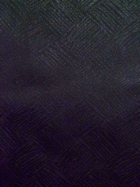 画像8: K1008J  羽織 女性用着物  シルク(正絹)   黒, 唐草 【中古】 【USED】 【リサイクル】 ★★★☆☆ (8)