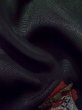 画像12: K1008J  羽織 女性用着物  シルク（正絹）   黒, 唐草 【中古】 【USED】 【リサイクル】 ★★★☆☆ (12)