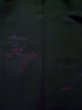 画像3: K1008L  羽織 女性用着物  シルク（正絹）   黒, 山 【中古】 【USED】 【リサイクル】 ★★★☆☆ (3)