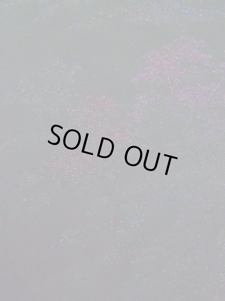 画像5: K1008L  羽織 女性用着物  シルク(正絹)   黒, 山 【中古】 【USED】 【リサイクル】 ★★★☆☆ (5)