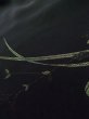 画像11: K1008N  羽織 女性用着物  シルク（正絹）   黒, 花 【中古】 【USED】 【リサイクル】 ★★★☆☆ (11)