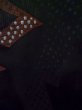画像9: K1008S Mint  羽織 女性用着物  シルク（正絹）   黒, 抽象的模様 【中古】 【USED】 【リサイクル】 ★★★★☆ (9)