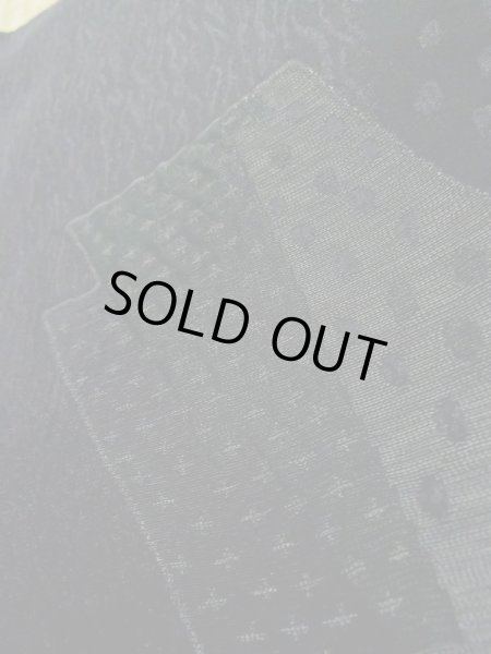 画像10: K1008S Mint  羽織 女性用着物  シルク（正絹）   黒, 抽象的模様 【中古】 【USED】 【リサイクル】 ★★★★☆ (10)