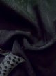 画像13: K1008S Mint  羽織 女性用着物  シルク（正絹）   黒, 抽象的模様 【中古】 【USED】 【リサイクル】 ★★★★☆ (13)