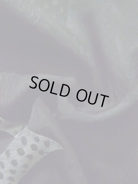 画像13: K1008S Mint  羽織 女性用着物  シルク（正絹）   黒, 抽象的模様 【中古】 【USED】 【リサイクル】 ★★★★☆ (13)