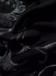 画像13: K1008U  羽織 女性用着物  シルク（正絹）   黒, 花 【中古】 【USED】 【リサイクル】 ★★★☆☆ (13)