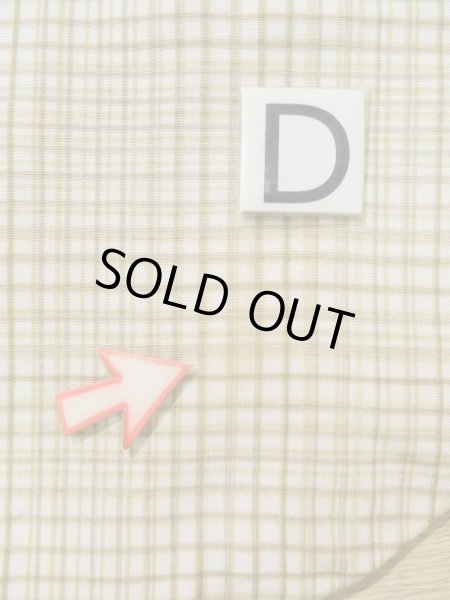 画像17: K1014L  羽織 女性用着物  シルク（正絹）   クリーム, チェック柄 【中古】 【USED】 【リサイクル】 ★★☆☆☆ (17)