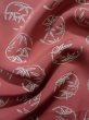 画像11: K1020G  羽織 女性用着物  シルク（正絹） 薄い  ピンク, 花 【中古】 【USED】 【リサイクル】 ★★☆☆☆ (11)