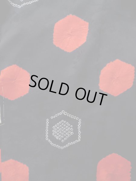 画像3: K1027F Mint  羽織 女性用着物  シルク（正絹）   黒,  【中古】 【USED】 【リサイクル】 ★★★★★ (3)