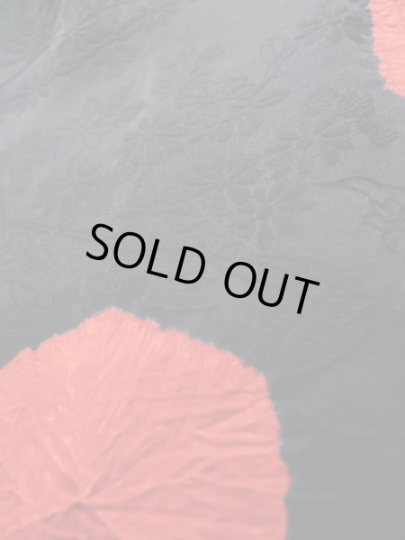 画像8: K1027F Mint  羽織 女性用着物  シルク（正絹）   黒,  【中古】 【USED】 【リサイクル】 ★★★★★ (8)