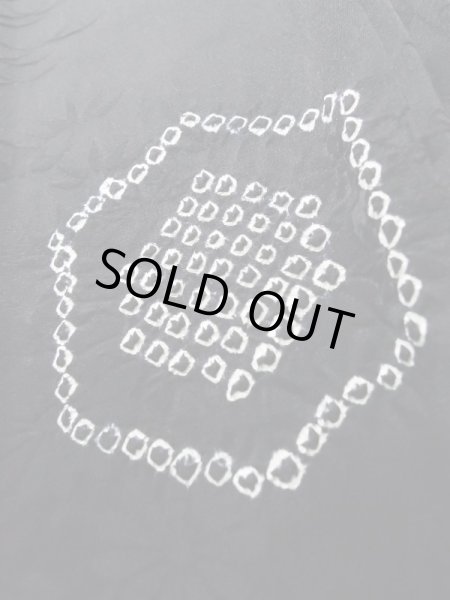 画像10: K1027F Mint  羽織 女性用着物  シルク（正絹）   黒,  【中古】 【USED】 【リサイクル】 ★★★★★ (10)