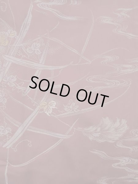 画像4: K1027U  羽織 女性用着物  シルク(正絹) 深い  紫, つた 【中古】 【USED】 【リサイクル】 ★★☆☆☆ (4)