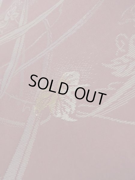 画像10: K1027U  羽織 女性用着物  シルク(正絹) 深い  紫, つた 【中古】 【USED】 【リサイクル】 ★★☆☆☆ (10)