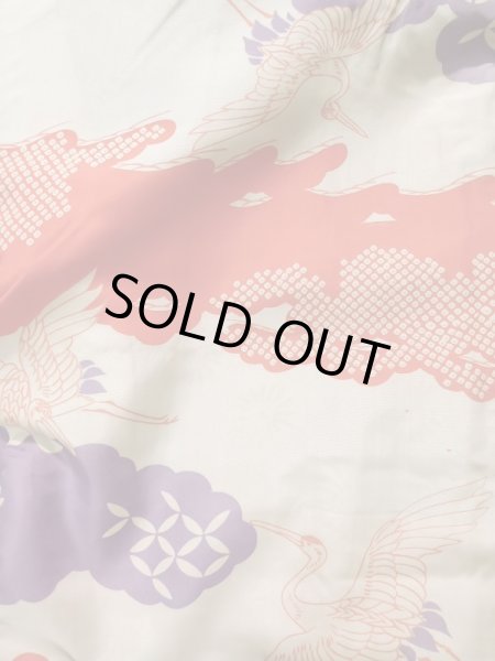 画像14: K1027U  羽織 女性用着物  シルク(正絹) 深い  紫, つた 【中古】 【USED】 【リサイクル】 ★★☆☆☆ (14)