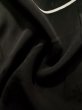 画像11: K1027W  羽織 女性用着物  シルク（正絹）   黒, 花 【中古】 【USED】 【リサイクル】 ★★☆☆☆ (11)
