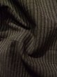 画像9: K1027X  羽織 男性用着物  シルク（正絹） 深い  ブラウン（茶色）, 縞 【中古】 【USED】 【リサイクル】 ★☆☆☆☆ (9)