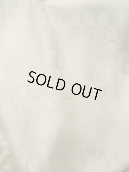 画像11: K1028B  羽織 男性用着物  シルク（正絹） ヘザー（杢） 深い ブラウン（茶色）, チェック柄 【中古】 【USED】 【リサイクル】 ★☆☆☆☆ (11)