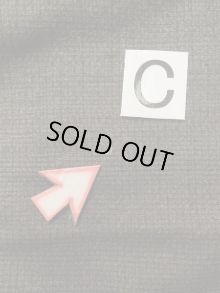 画像15: K1028B  羽織 男性用着物  シルク（正絹） ヘザー（杢） 深い ブラウン（茶色）, チェック柄 【中古】 【USED】 【リサイクル】 ★☆☆☆☆ (15)