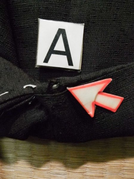 画像21: K1104P  羽織 男性用着物 裏:レアデザイン シルク(正絹) ダークな  ブラウン(茶色),  【中古】 【USED】 【リサイクル】 ★☆☆☆☆ (21)