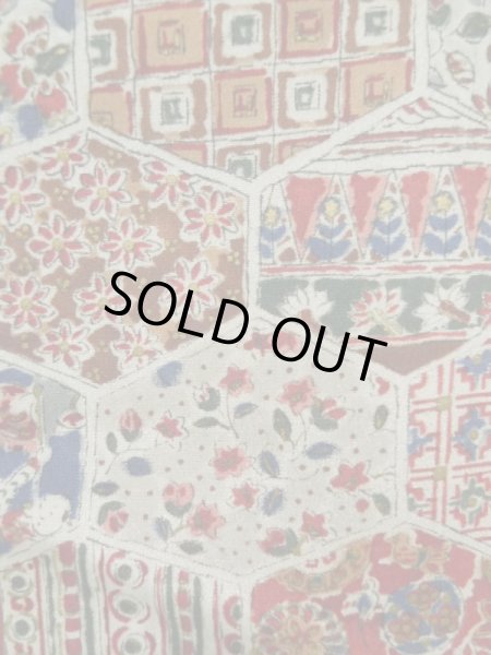 画像6: K1104S  羽織 男性用着物 珍しい柄です シルク（正絹）   黒, 小さな点々 【中古】 【USED】 【リサイクル】 ★★★☆☆ (6)