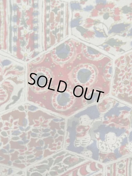 画像7: K1104S  羽織 男性用着物 珍しい柄です シルク（正絹）   黒, 小さな点々 【中古】 【USED】 【リサイクル】 ★★★☆☆ (7)