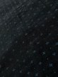 画像16: K1104S  羽織 男性用着物 珍しい柄です シルク（正絹）   黒, 小さな点々 【中古】 【USED】 【リサイクル】 ★★★☆☆ (16)
