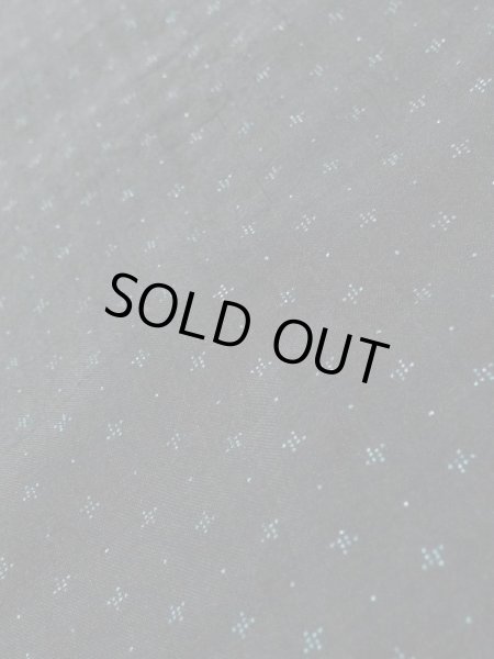 画像16: K1104S  羽織 男性用着物 珍しい柄です シルク（正絹）   黒, 小さな点々 【中古】 【USED】 【リサイクル】 ★★★☆☆ (16)