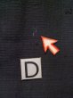 画像21: K1104T  羽織 男性用着物 綿入り シルク（正絹）   黒,  【中古】 【USED】 【リサイクル】 ★☆☆☆☆ (21)