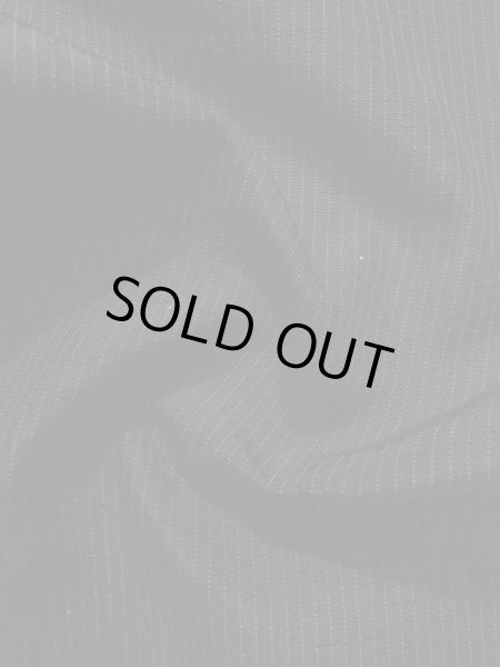 画像10: K1104W  羽織 男性用着物  シルク（正絹）   黒, 縞 【中古】 【USED】 【リサイクル】 ★☆☆☆☆ (10)