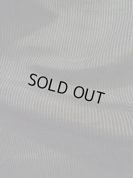 画像10: K1104X Mint  羽織 男性用着物  麻   黒, 縞 【中古】 【USED】 【リサイクル】 ★★★★☆ (10)