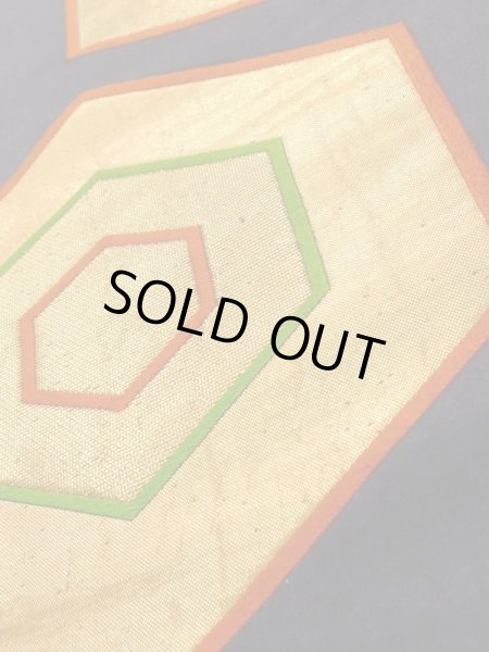 画像10: K1111D 袋帯  女性用着物 シルク(正絹)   黒 亀甲   【中古】 【USED】 【リサイクル】 ★★★★☆ (10)