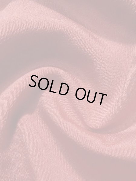 画像13: K1117I  訪問着 女性用着物  シルク（正絹） 淡い  オレンジ, 花 【中古】 【USED】 【リサイクル】 ★☆☆☆☆ (13)