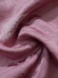 画像12: K1117N  紬 女性用着物  シルク（正絹） 淡い 薄い 紫, 葉 【中古】 【USED】 【リサイクル】 ★★☆☆☆ (12)