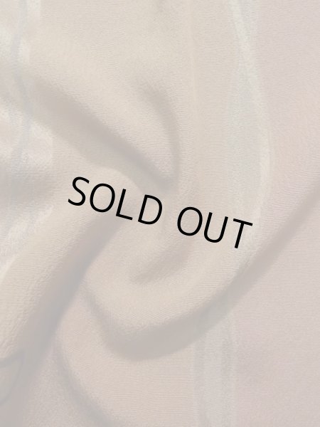 画像13: K1203D  道行 女性用着物 紐柄 シルク(正絹) 淡い 茶色がかった ピンク, ぼたん 【中古】 【USED】 【リサイクル】 ★★☆☆☆ (13)