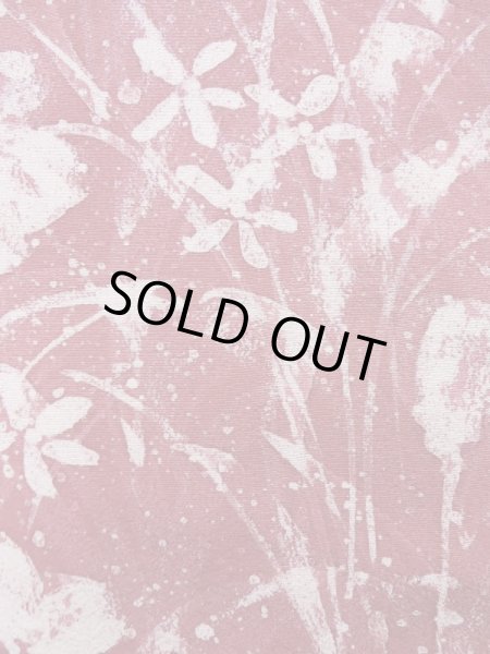 画像6: K1203G  道行 女性用着物  シルク（正絹） 淡い  ピンク, 花 【中古】 【USED】 【リサイクル】 ★★★☆☆ (6)