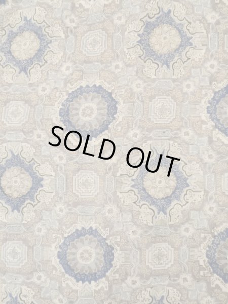 画像3: K1203H Mint  道行 女性用着物  シルク(正絹) 淡い  ブラウン(茶色), 更紗 【中古】 【USED】 【リサイクル】 ★★★★☆ (3)