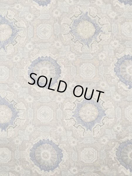 画像4: K1203H Mint  道行 女性用着物  シルク(正絹) 淡い  ブラウン(茶色), 更紗 【中古】 【USED】 【リサイクル】 ★★★★☆ (4)