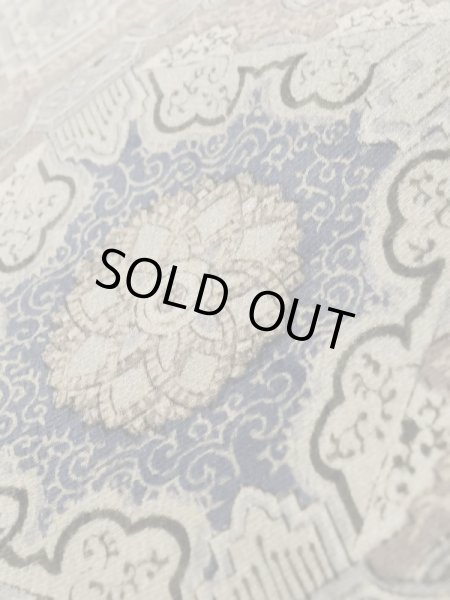 画像8: K1203H Mint  道行 女性用着物  シルク(正絹) 淡い  ブラウン(茶色), 更紗 【中古】 【USED】 【リサイクル】 ★★★★☆ (8)