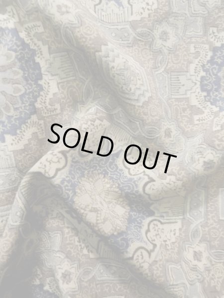 画像12: K1203H Mint  道行 女性用着物  シルク(正絹) 淡い  ブラウン(茶色), 更紗 【中古】 【USED】 【リサイクル】 ★★★★☆ (12)